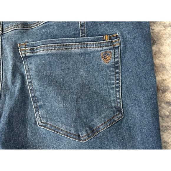 Kuhl Jeans Womens 16 Short Blue Kontour Flex Denim Skinny Leg Outdoors‎ Hiking - Picture 7 of 15